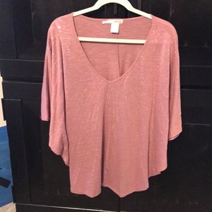 Mauve sequin top